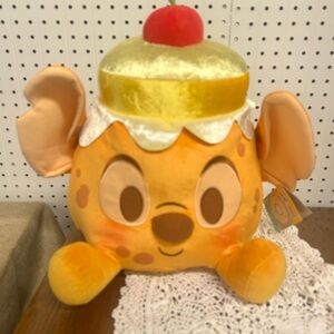 Disney Orange Plush Toy with Sprinkles